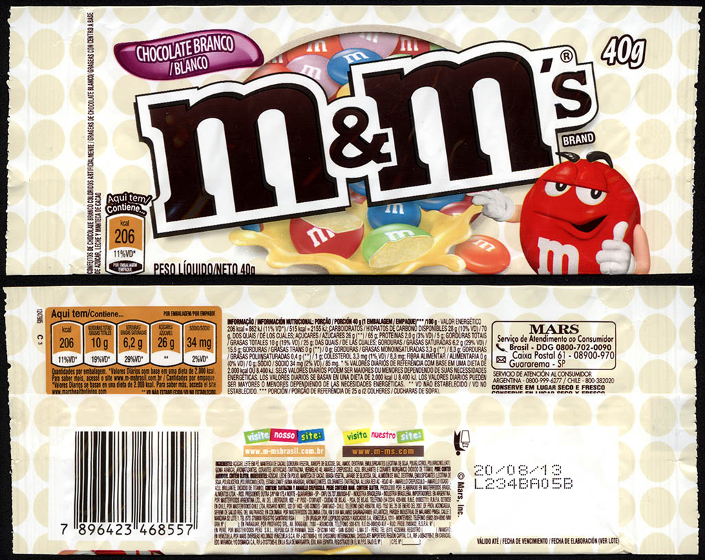 FOODSTUFF FINDS: White Chocolate M&Ms (Candy Mail) By @SpectreUK