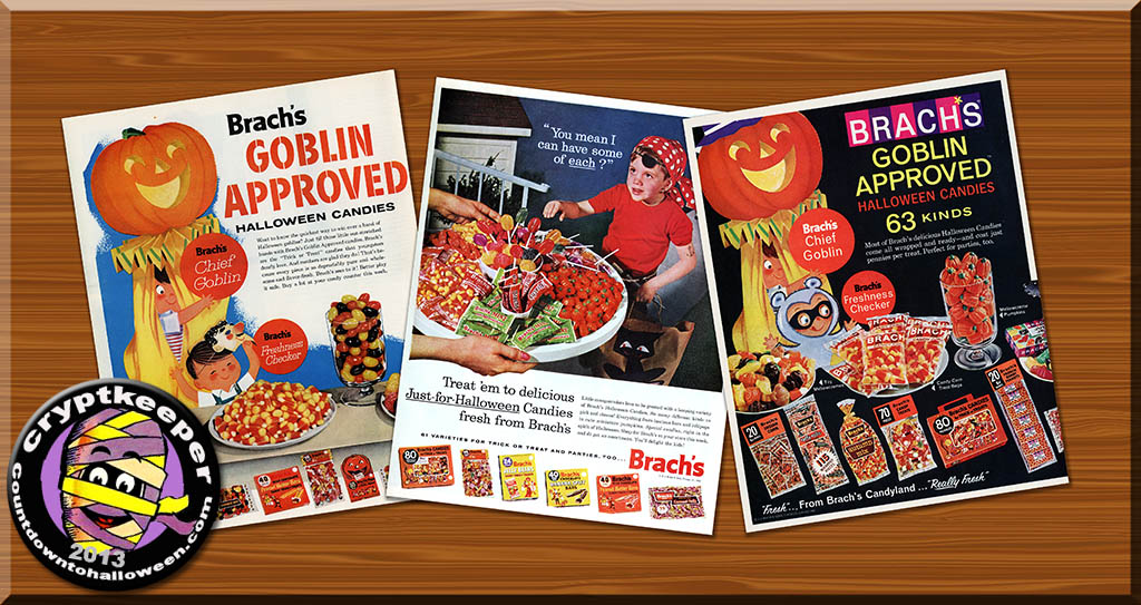 Vintage Halloween Brach's Candy Advertising - From Zombos' Closet