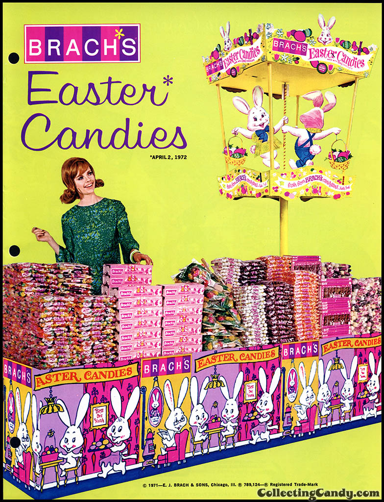 VTG 1961 Original Magazine Ad Brach's Easter Candy Sale Candies