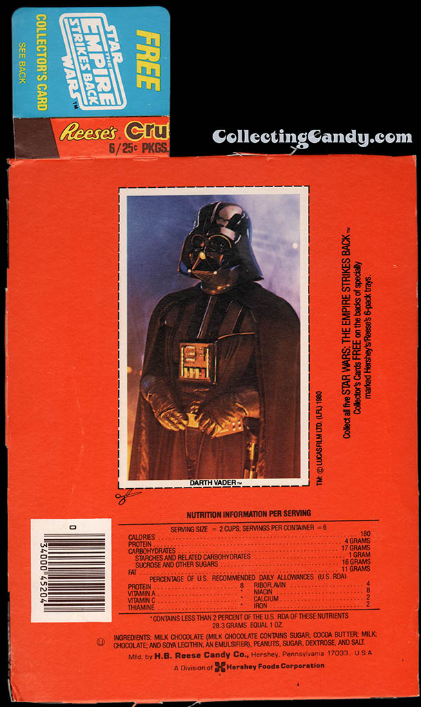 Dark Chocolate Peanut M&M's Bag #37 of 72 Darth Vader(A Little Round For A  Stormtrooper, Aren't You) - Star Wars Collectors Archive