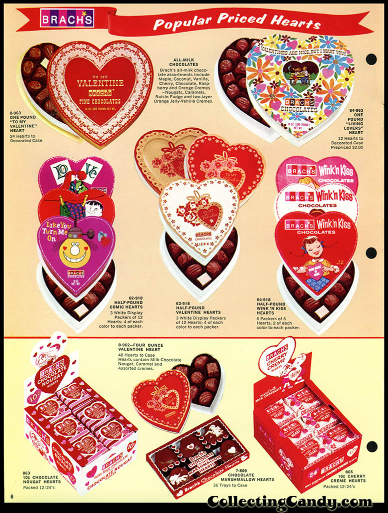 1980 BRACH'S The Valentines Day Heart Candy Box - Magazine Ad