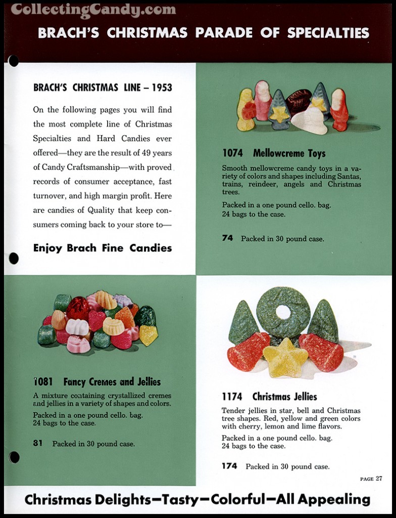 Brach’s 1953 Fall & Christmas Candy Catalog!