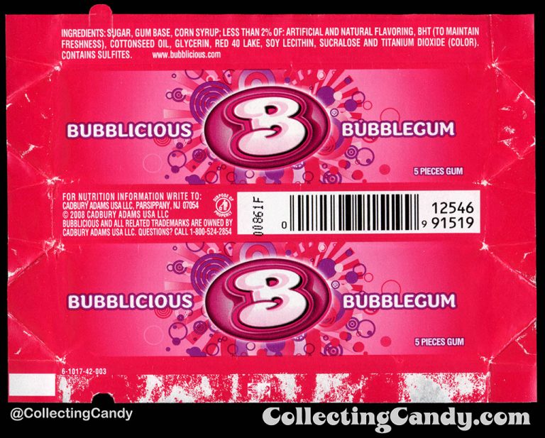 Full Set Friday Contemporary Bubblicious Bubblegum Wrappers!