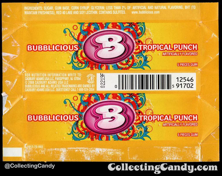 Full Set Friday Contemporary Bubblicious Bubblegum Wrappers