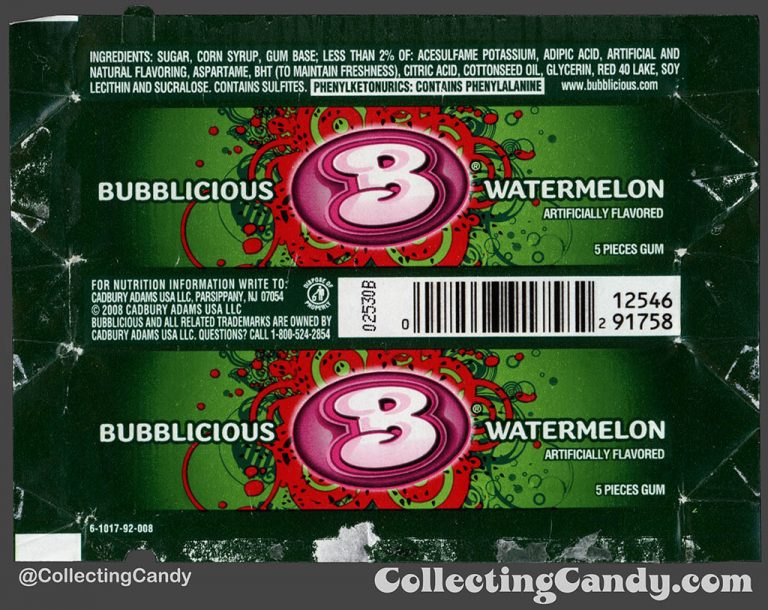 Full Set Friday Contemporary Bubblicious Bubblegum Wrappers!